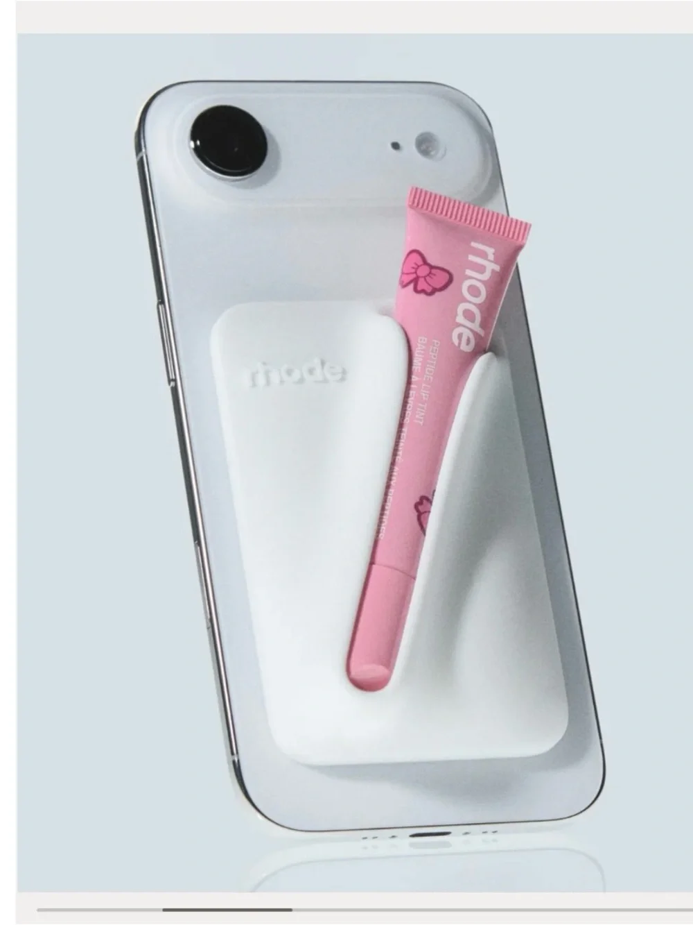 RHODE LIMITED EDITION SNAP ON LIP CASE + PEPTIDE LIP TINT IN RIBBON 🎀
